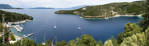Spartochori port, Meganisi, Greece