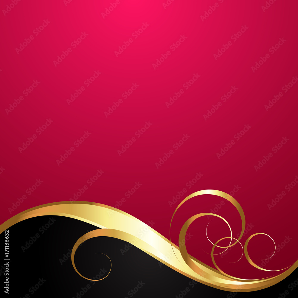 Golden Flourish Abstract Backdrop Golden Flourish Abstract Backdrop