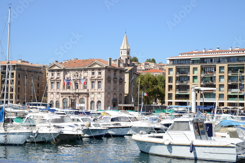 Port et hôtel de ville de Marseille