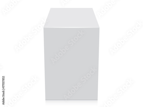 Box for your design and logo. Easy to change colors. Mock Up.