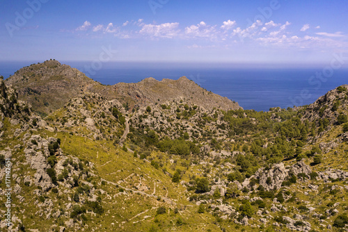 beautiful scenery with shoreline in Palma de Mallorca