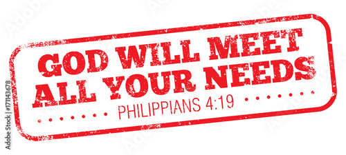 Bible Quote, Philippians 4:19