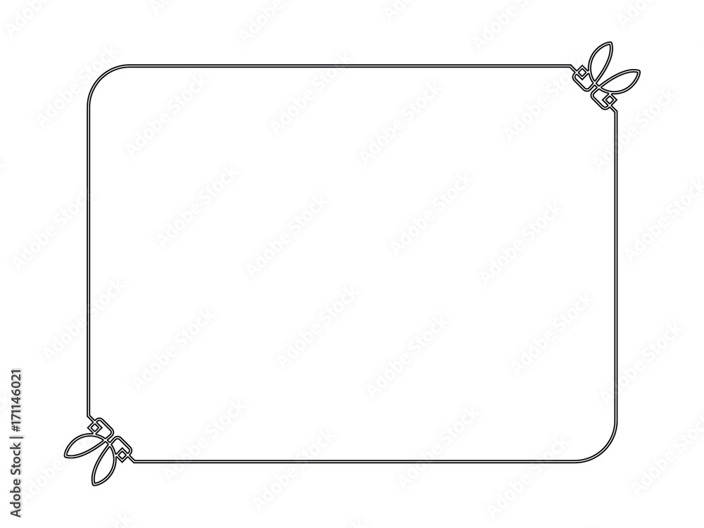 Frame simple border horizontal . Frame simple border horizontal .