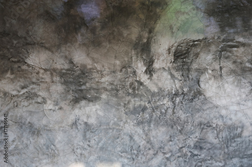 cement concrete gray mortar wall rough grunge crack surface texture background