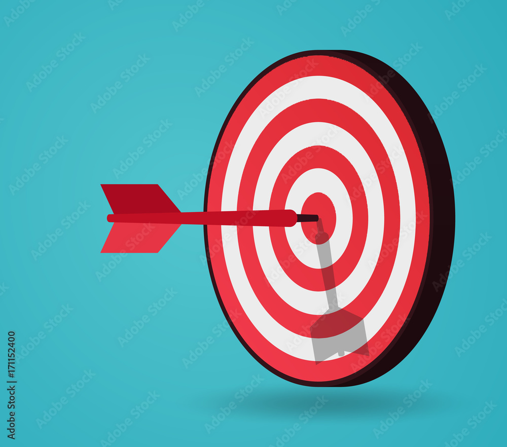 Abstract target flat design. Vektor illustration EPS10 Abstract target flat design. Vektor illustration EPS10