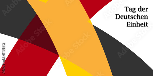 Tag der Deutschen Einheit - Banner (Textfeld)