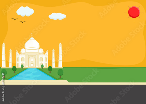 Agra Taj - Landscape Vector