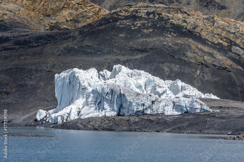 Pastoruri glacier in Huascaran National Park, Peru photo