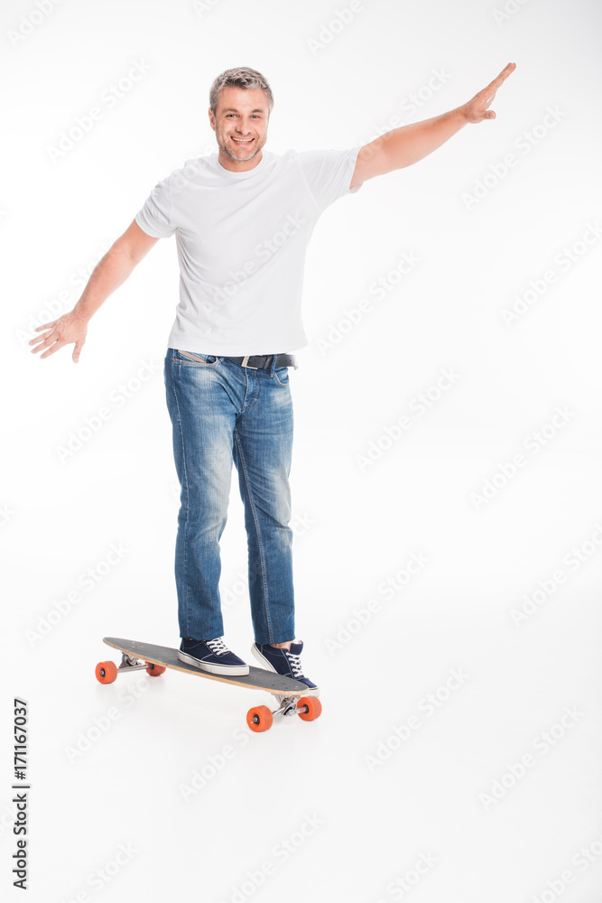 male skateboarder on longboard male skateboarder on longboard
