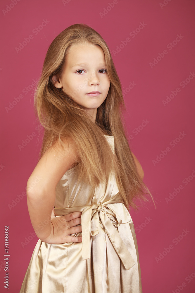 Beautiful blonde little girl Beautiful blonde little girl
