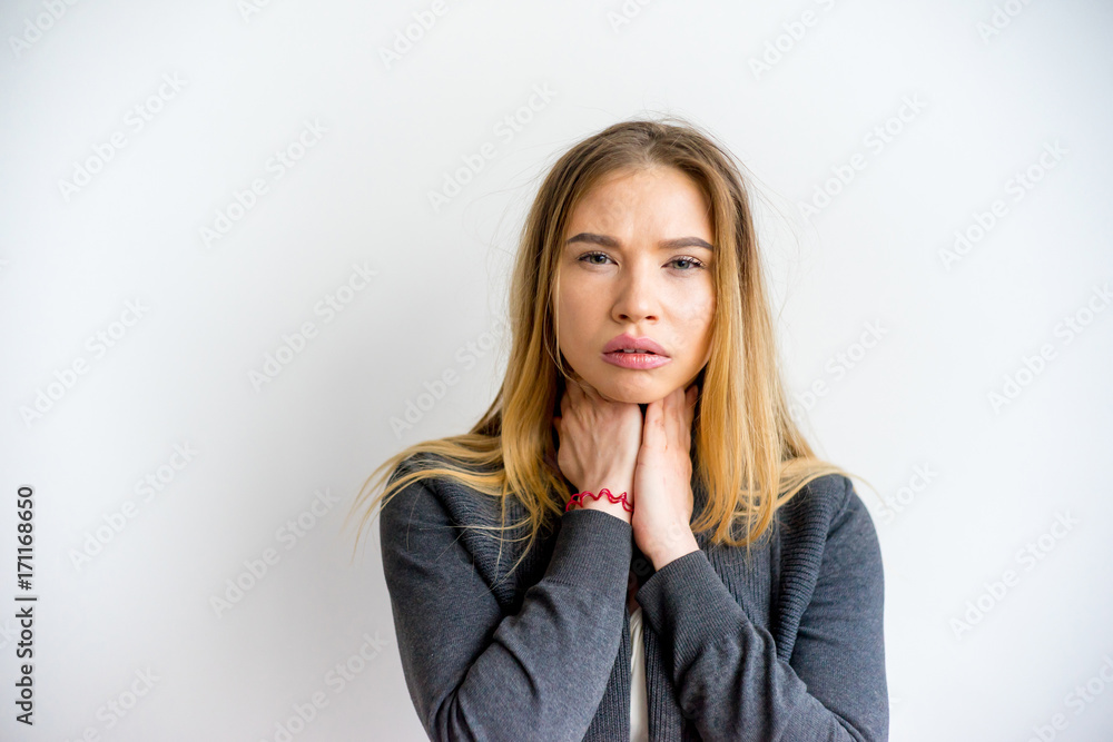 Girl showing emotions Girl showing emotions