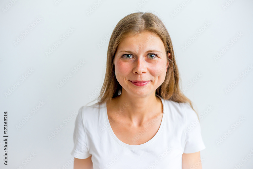 Woman showing emotions Woman showing emotions