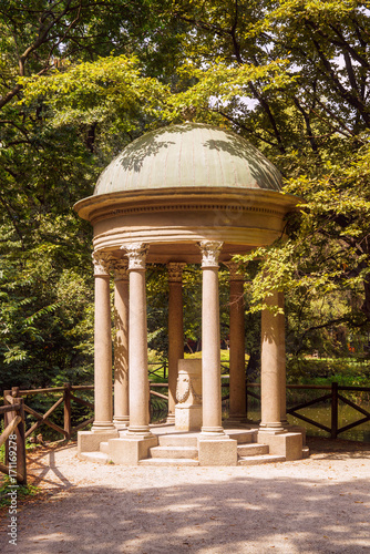 Little pavilion in the park