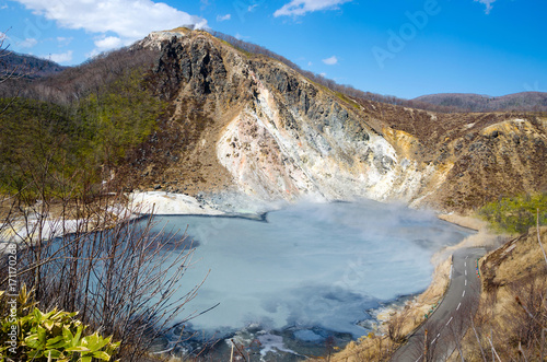 Oyunuma hot-water marsh and Mt. Hiyori Rises photo