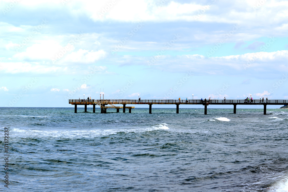 Obraz premium Sea pier - Rerik, Germany (Baltic Sea)