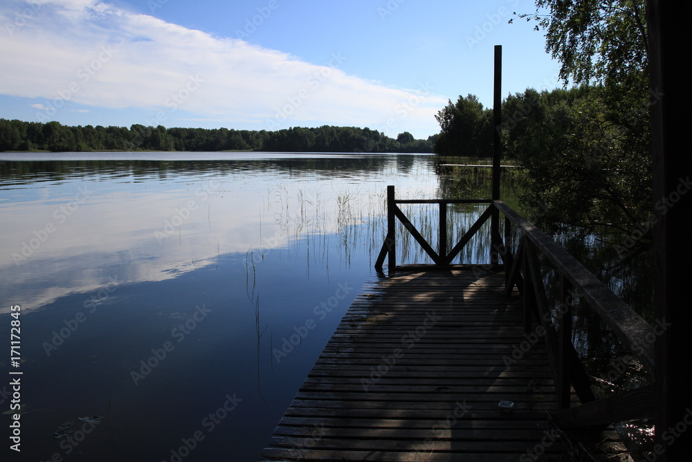 Naklejka premium Great Russian lake