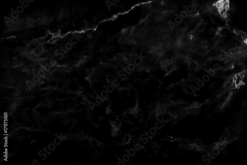 Black marble texture in natural pattern with high resolution for background and design art work. Black stone floor.