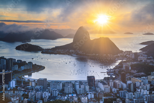 Brazil, Rio de Janeiro, Rio de Janeiro, Sugarloaf Mountain photo