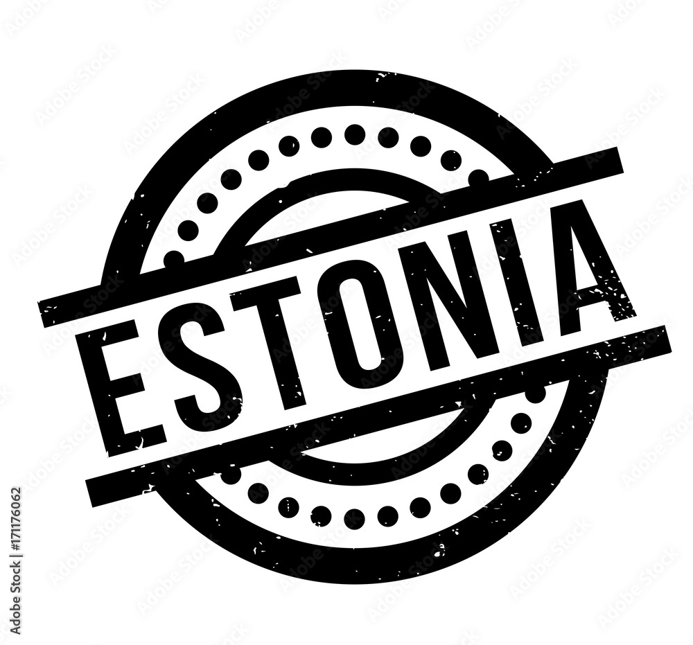 Estonia rubber stamp. Grunge design with dust scratches. Effects can be easily removed for a clean, crisp look. Color is easily changed. Estonia rubber stamp. Grunge design with dust scratches. Effects can be easily removed for a clean, crisp look. Color is easily changed.