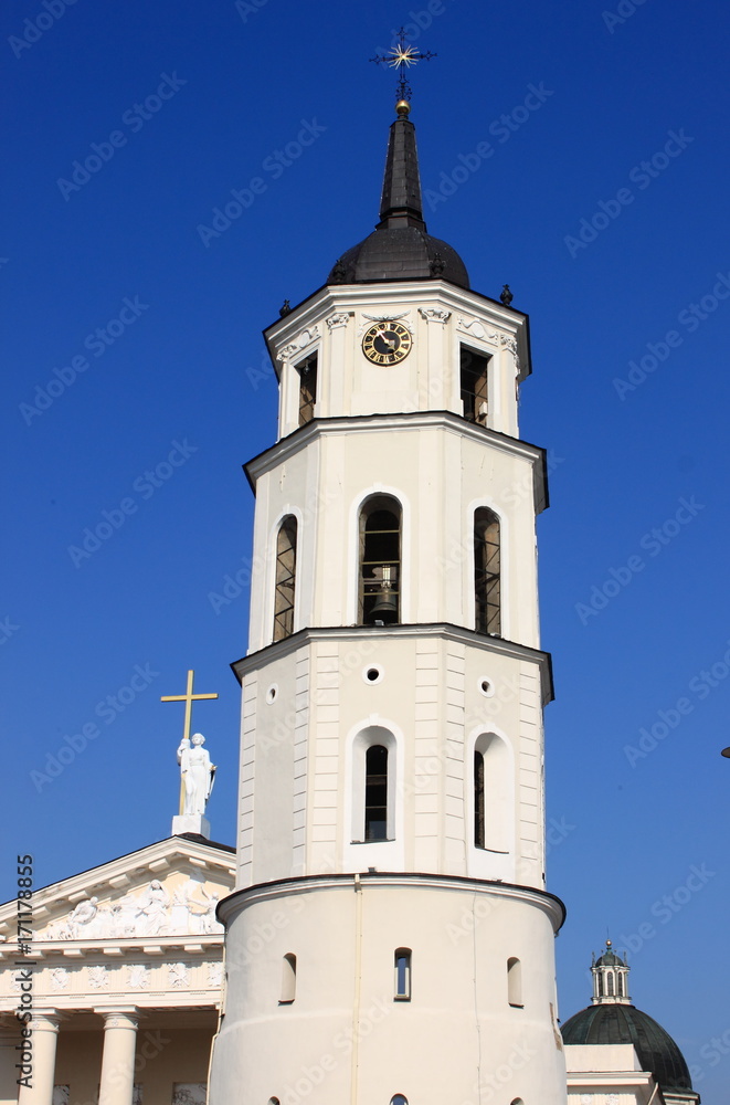 Bell Tower of the Cathedral of Vilnius, Lithuania