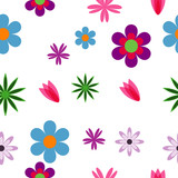 Flower pattern seamless