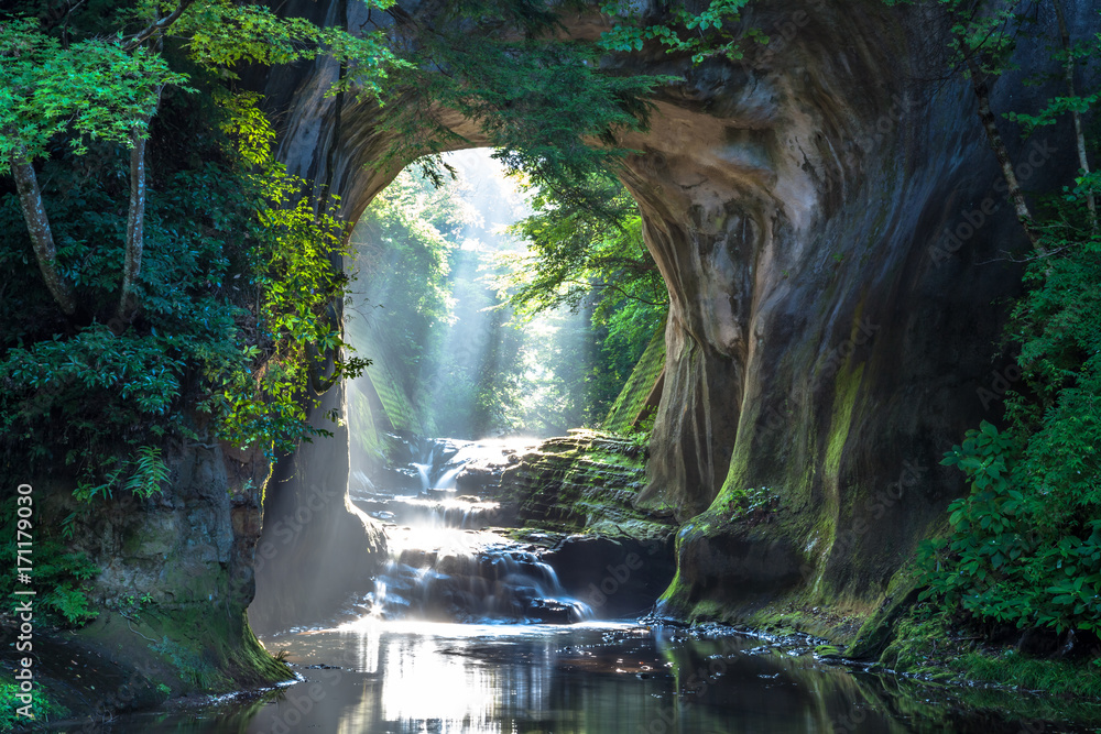 Obraz premium Prefektura Chiba Falls Nomizo