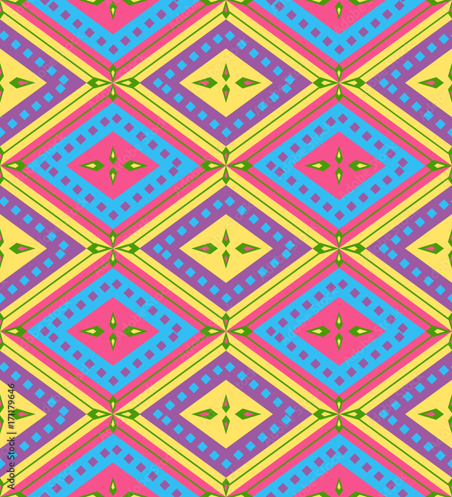 Seamless geometry pattern, repeatable background for website, wallpaper, textile printing, texture, editable