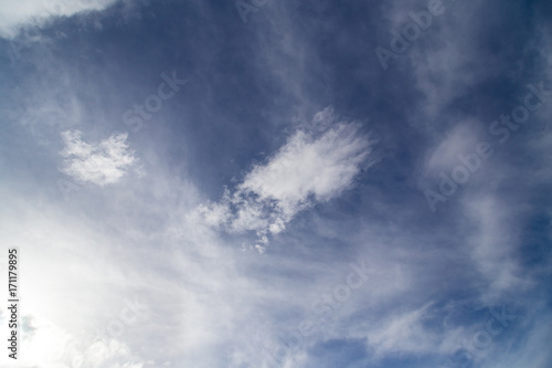 Wallpaper Mural clouds on a blue sky day Torontodigital.ca