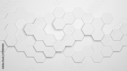 Hexagon Hintergrund mit Waben Muster photo