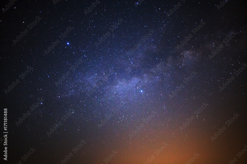 Fototapeta premium milky way galaxy with stars and space dust in the universe