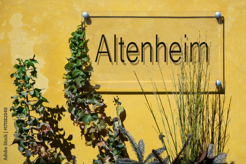 Obraz premium Schild 233 - Altenheim