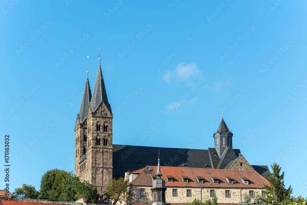 The cathedral of the small German town Fritzlar