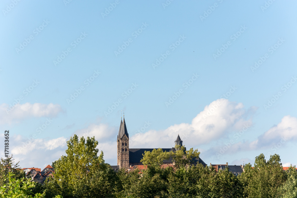 The cathedral of the small German town Fritzlar