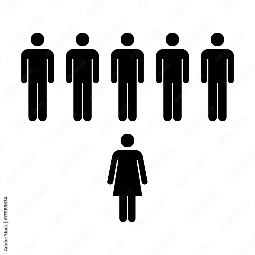People Icon Vector Group of Men and Women Team Symbol for Business Info-graphic Design in Glyph Pictogram illustration People Icon Vector Group of Men and Women Team Symbol for Business Info-graphic Design in Glyph Pictogram illustration