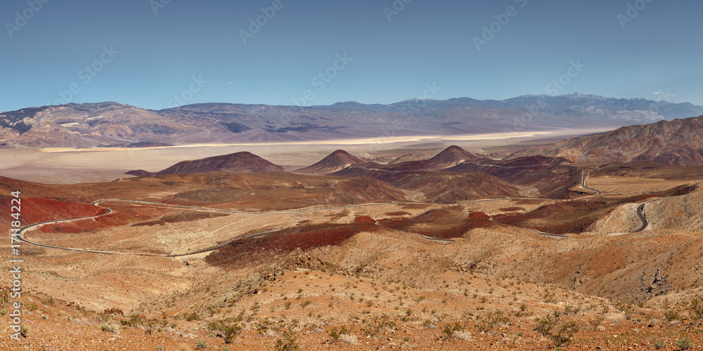 Panamint Valley und Dünen, Father Crowley Vista, Death Valley, Kalifornien