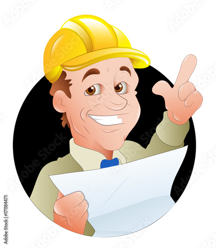 Engineer Vector Illustration mascot style