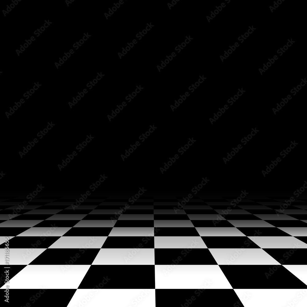 Black and white chess floor background Black and white chess floor background