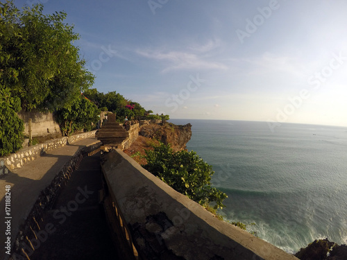 Uluwatu Temple in Bali  Indonesia