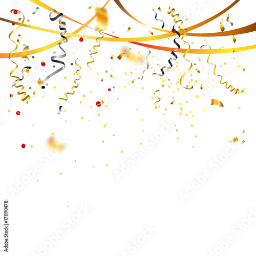 Confetti holiday background