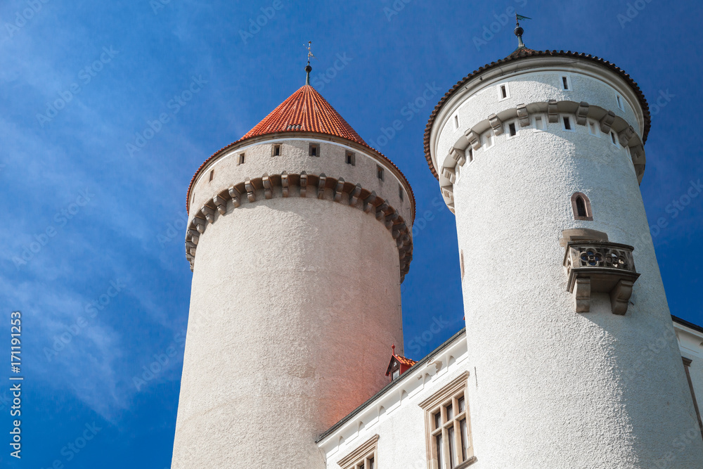 Konopiste castle towers, Czech Republic
