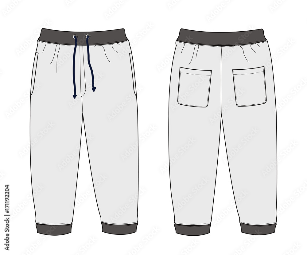 Illustration of Sweat Pants Illustration of Sweat Pants