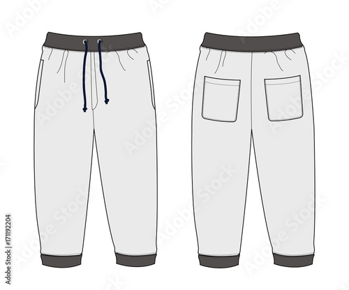 Illustration of Sweat Pants