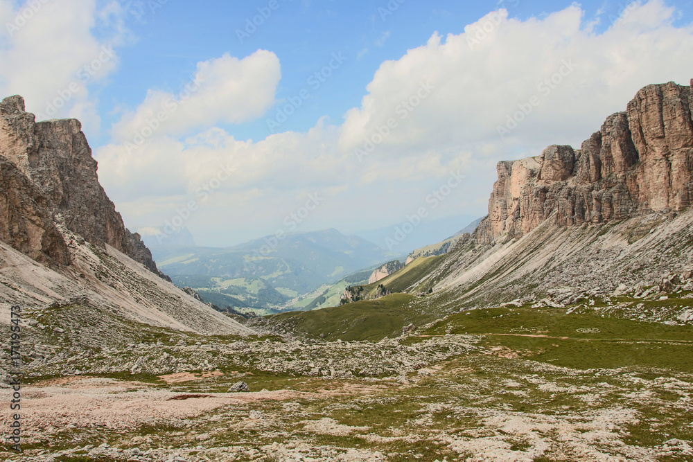 Fototapeta premium Dolomite's landscape -Puez odle natural park