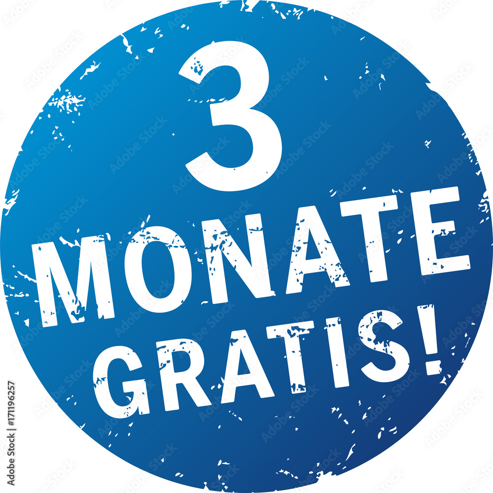 Button 3 Monate gratis Adobe Stock