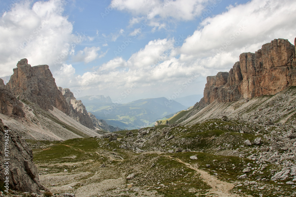 Dolomite's landscape -Puez odle natural park