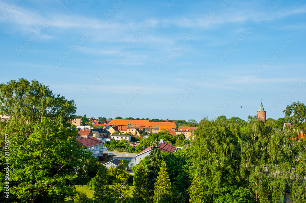 Town of Vordingborg in Denmark