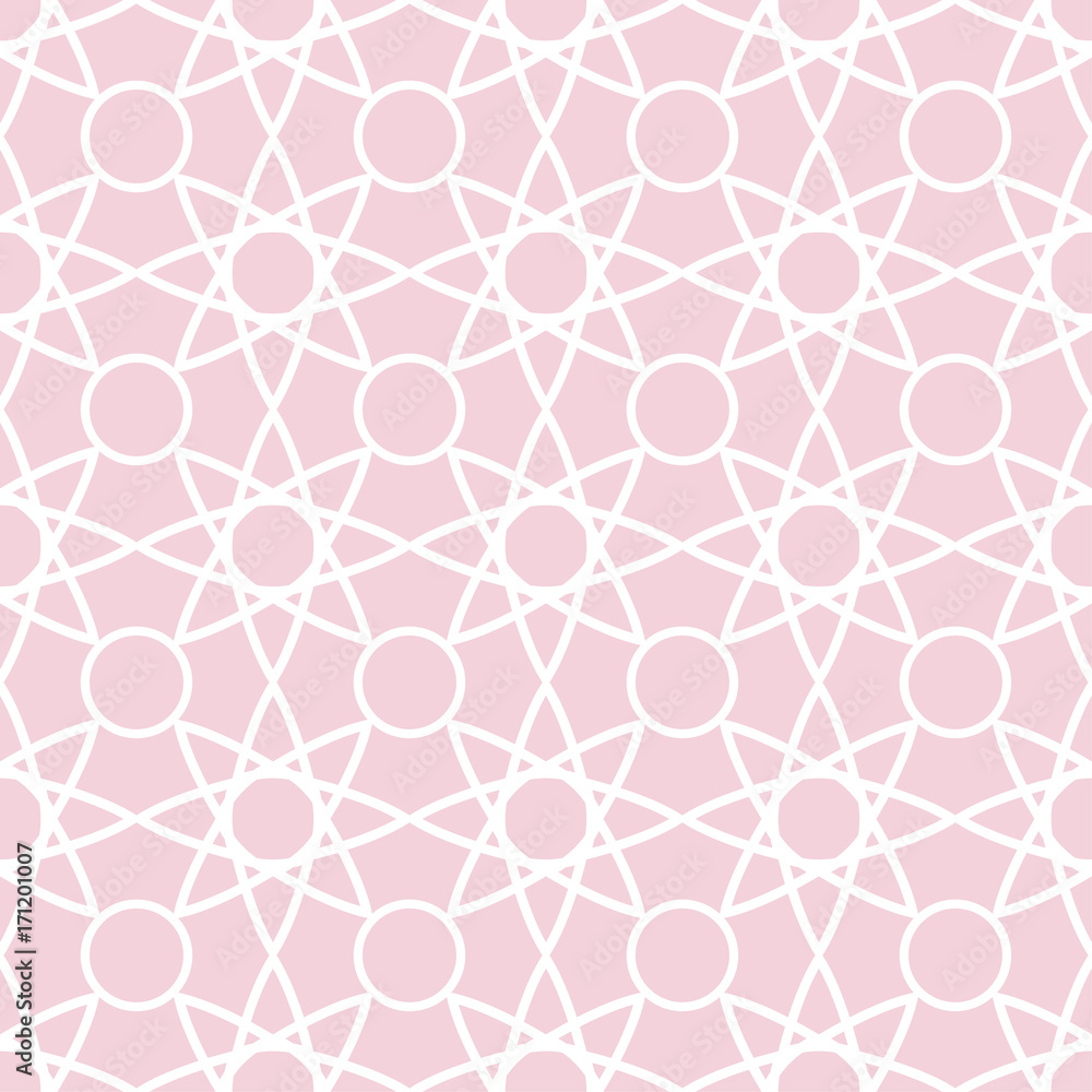 Geometric pale pink seamless pattern for fabrics Geometric pale pink seamless pattern for fabrics