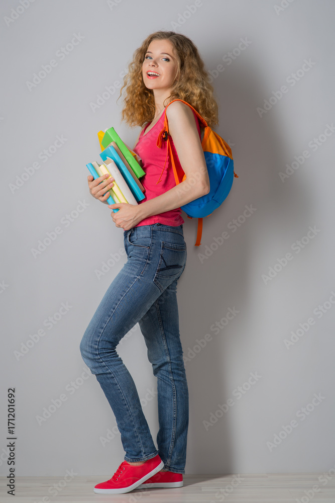 Young woman student Young woman student