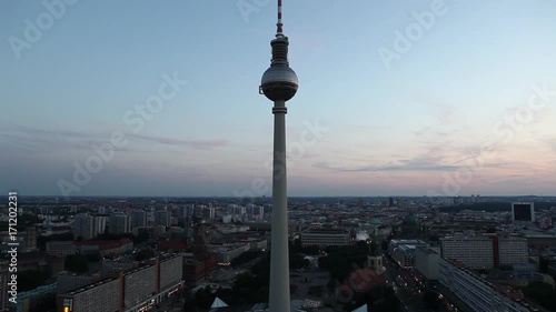 Berlin at dusk  photo