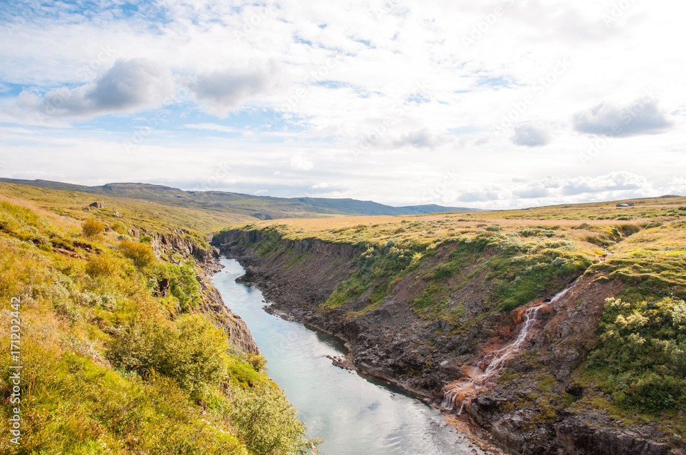Jokulsa River in North Iceland